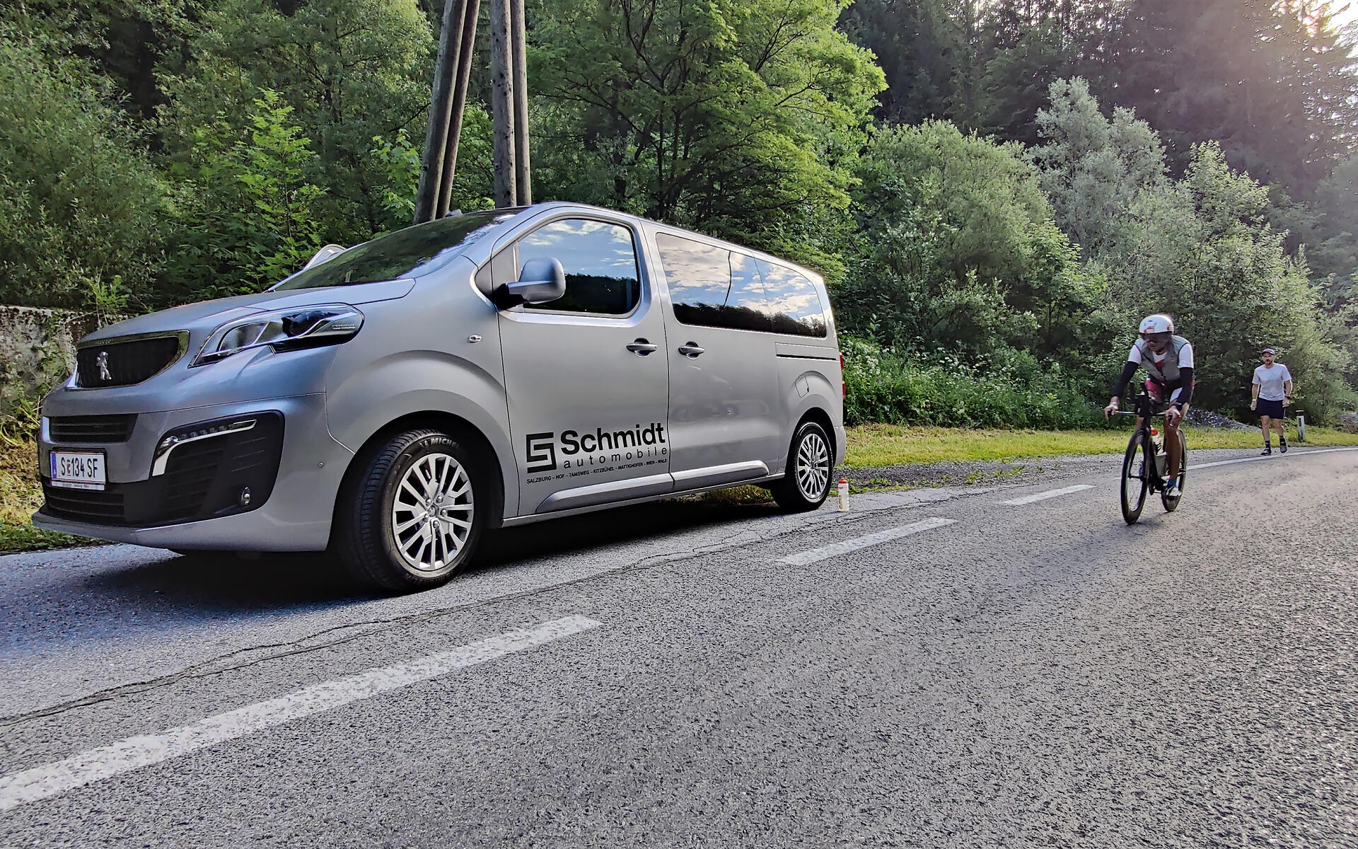 Peugeot Traveller beim Austria eXtreme Triathlon